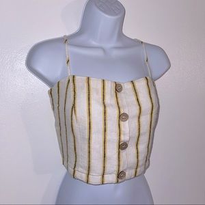 Crop Top with Unique Buttons